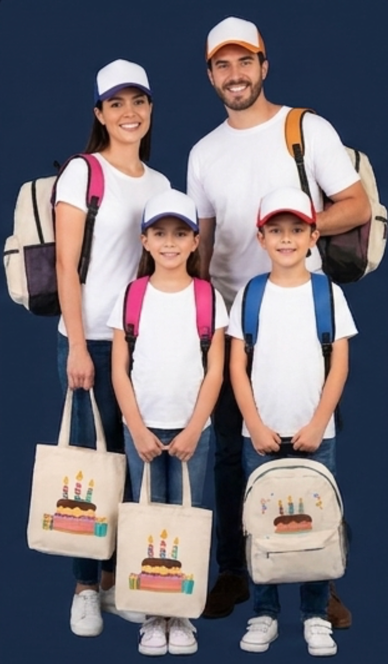 Pack 2 — Bolsa Ecológica + Morral + Jockey